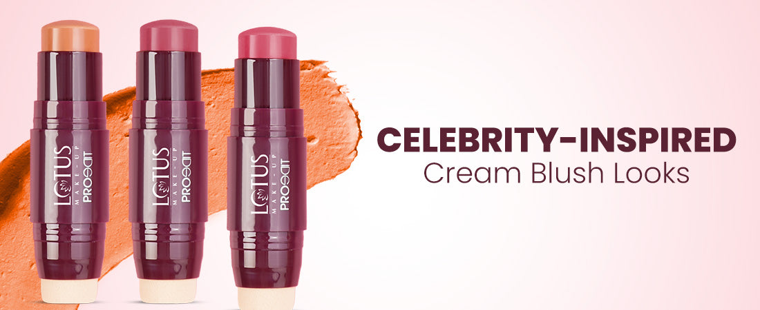 Celebrity-Inspired Cream Blush Looks