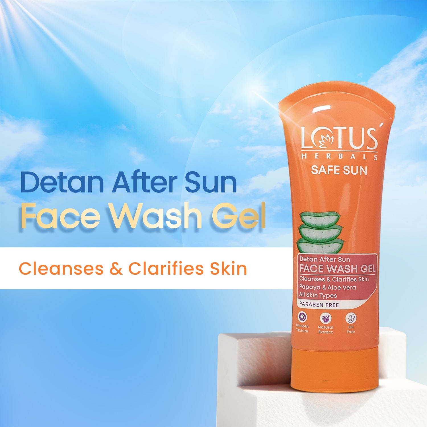 Safe Sun DeTAN Face Wash Gel