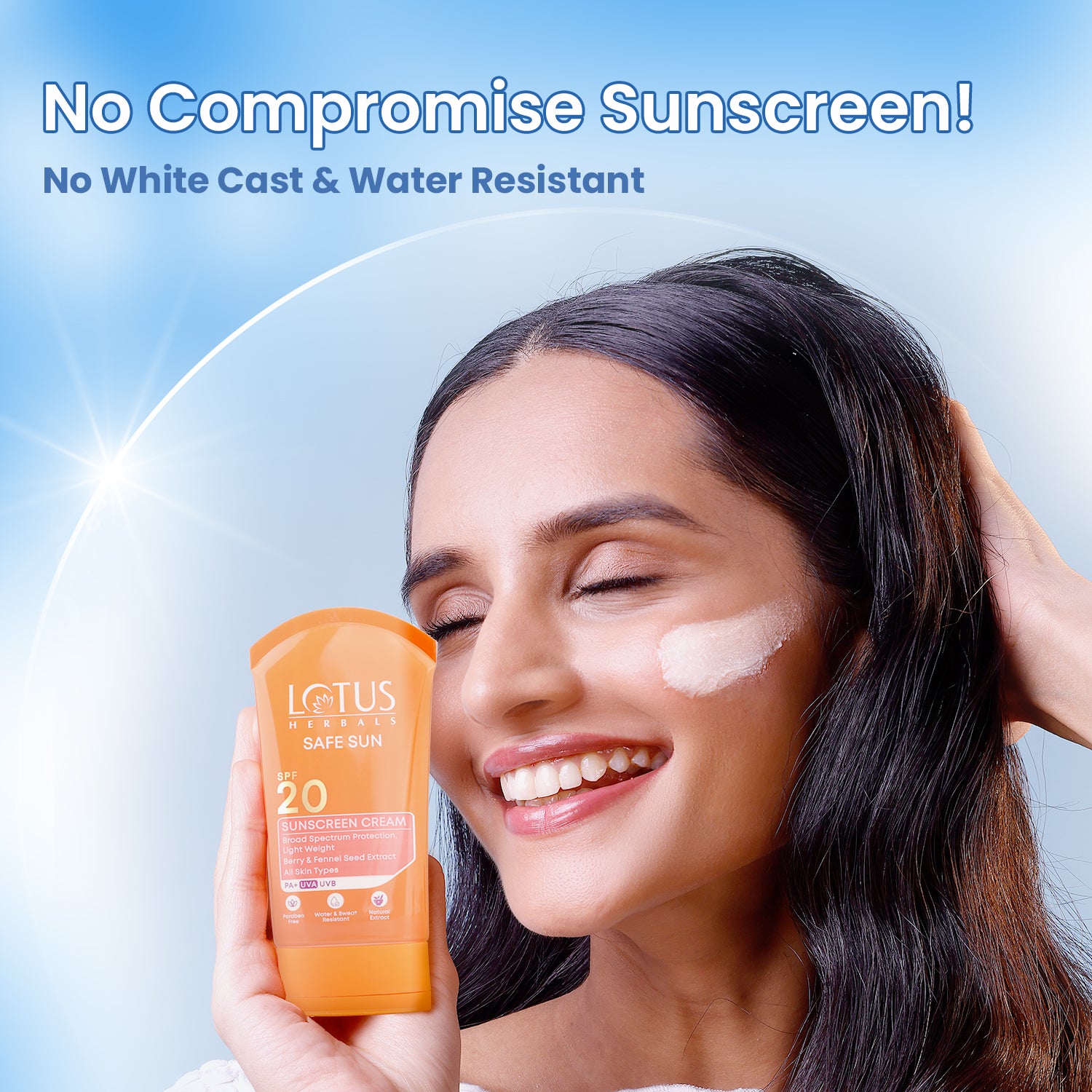 Safe Sun Sunscreen Cream SPF 20 PA+
