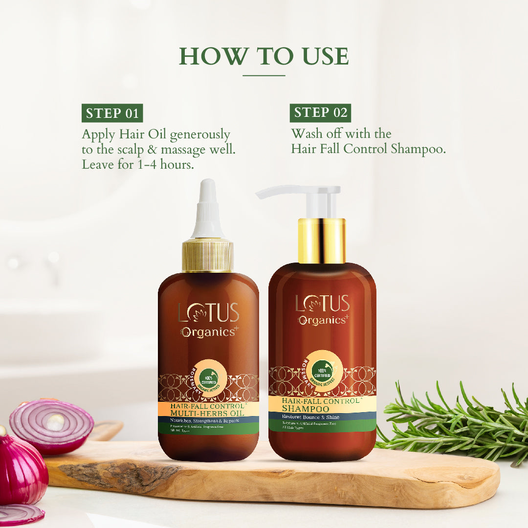 Organics+ Hair Fall Control Classic Combo