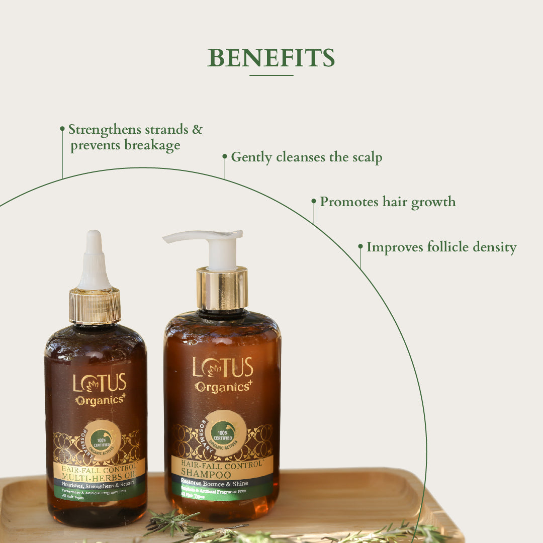 Organics+ Hair Fall Control Classic Combo