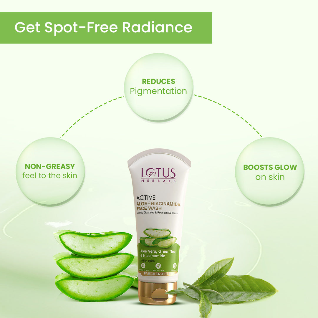 Active Aloe + Niacinamide Face Wash