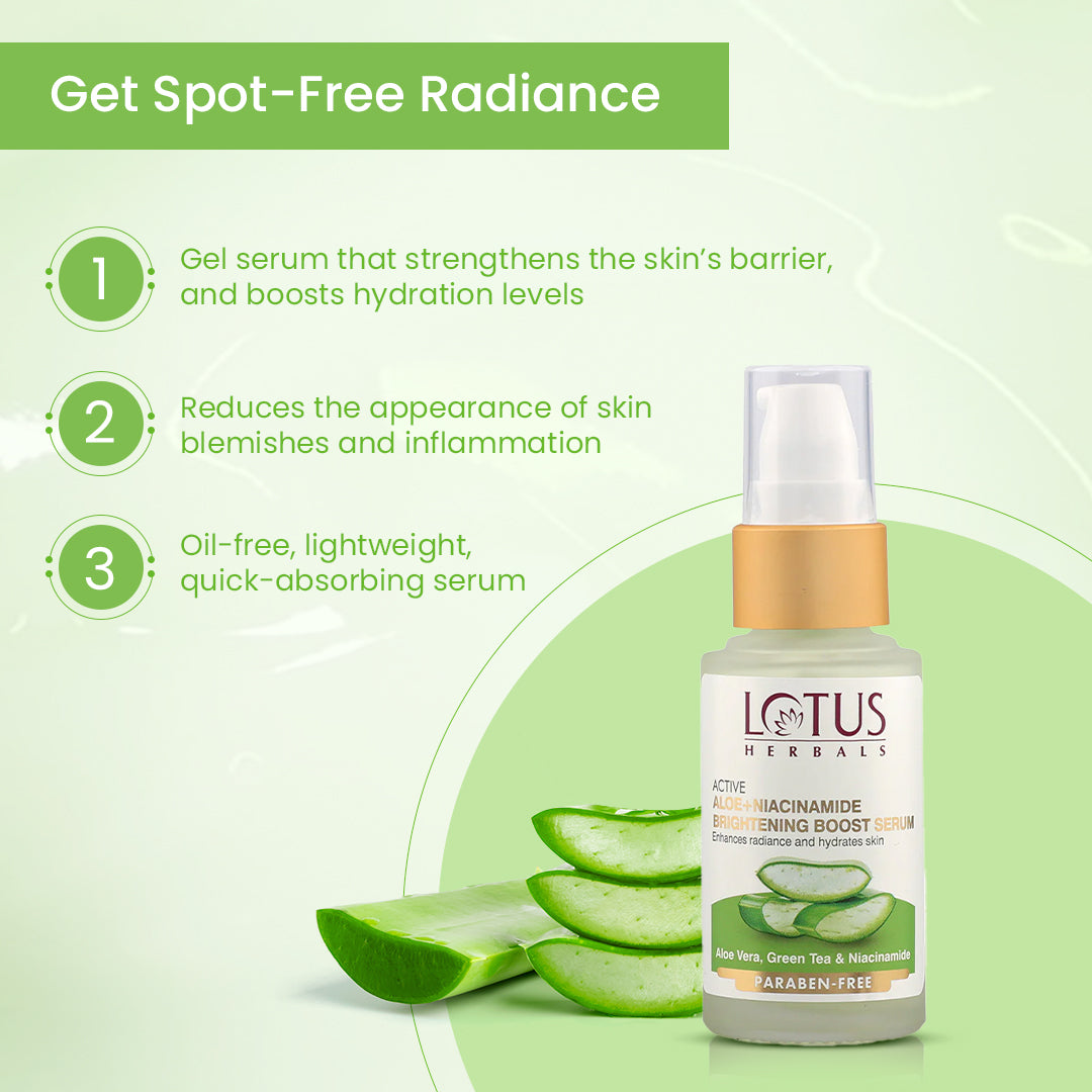 Active Aloe + Niacinamide Brightening Boost Serum
