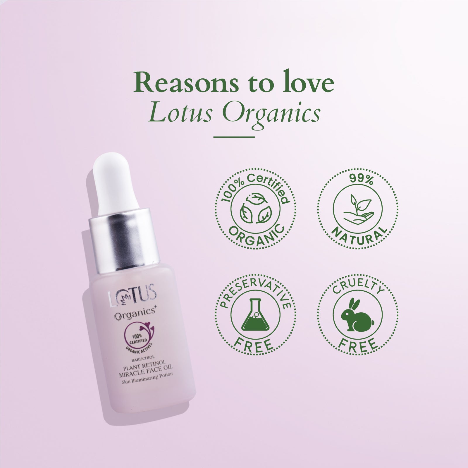 Bakuchiol Plant Retinol Miracle Face Oil