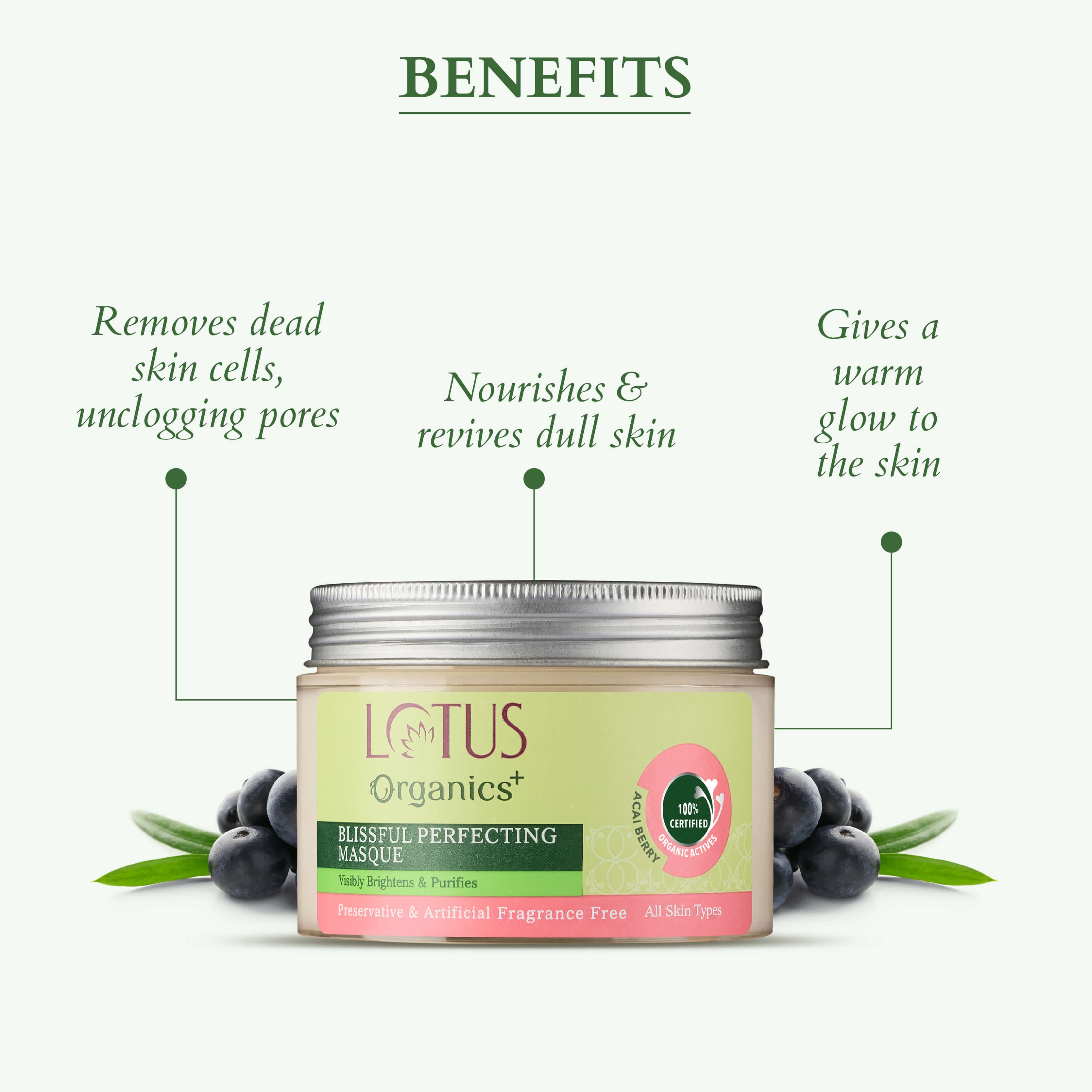 Organics+ Blissful Perfecting Mask