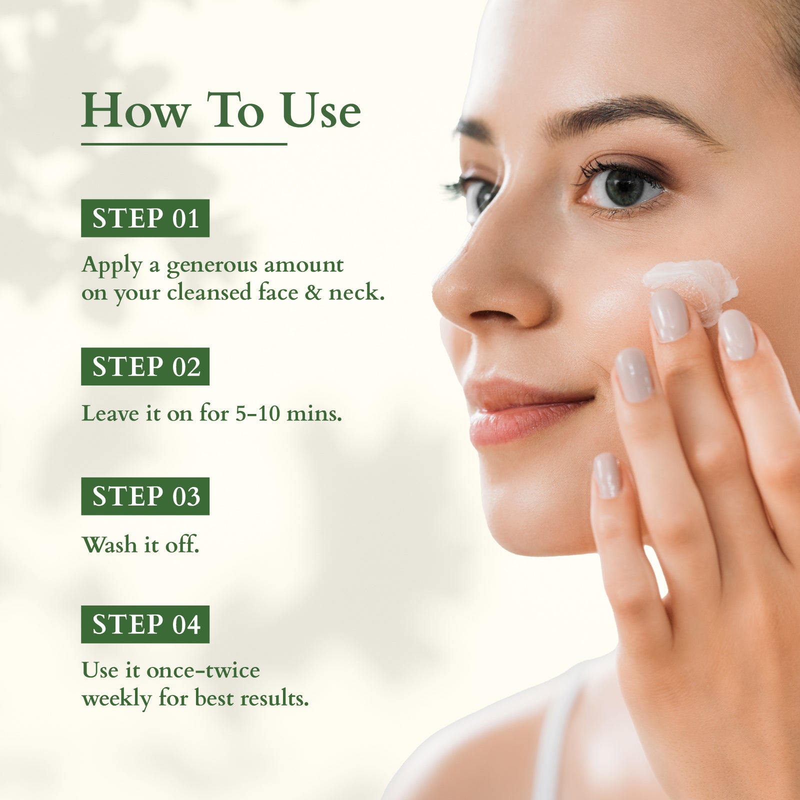 Organics+ Brightening De-Tan Face Pack