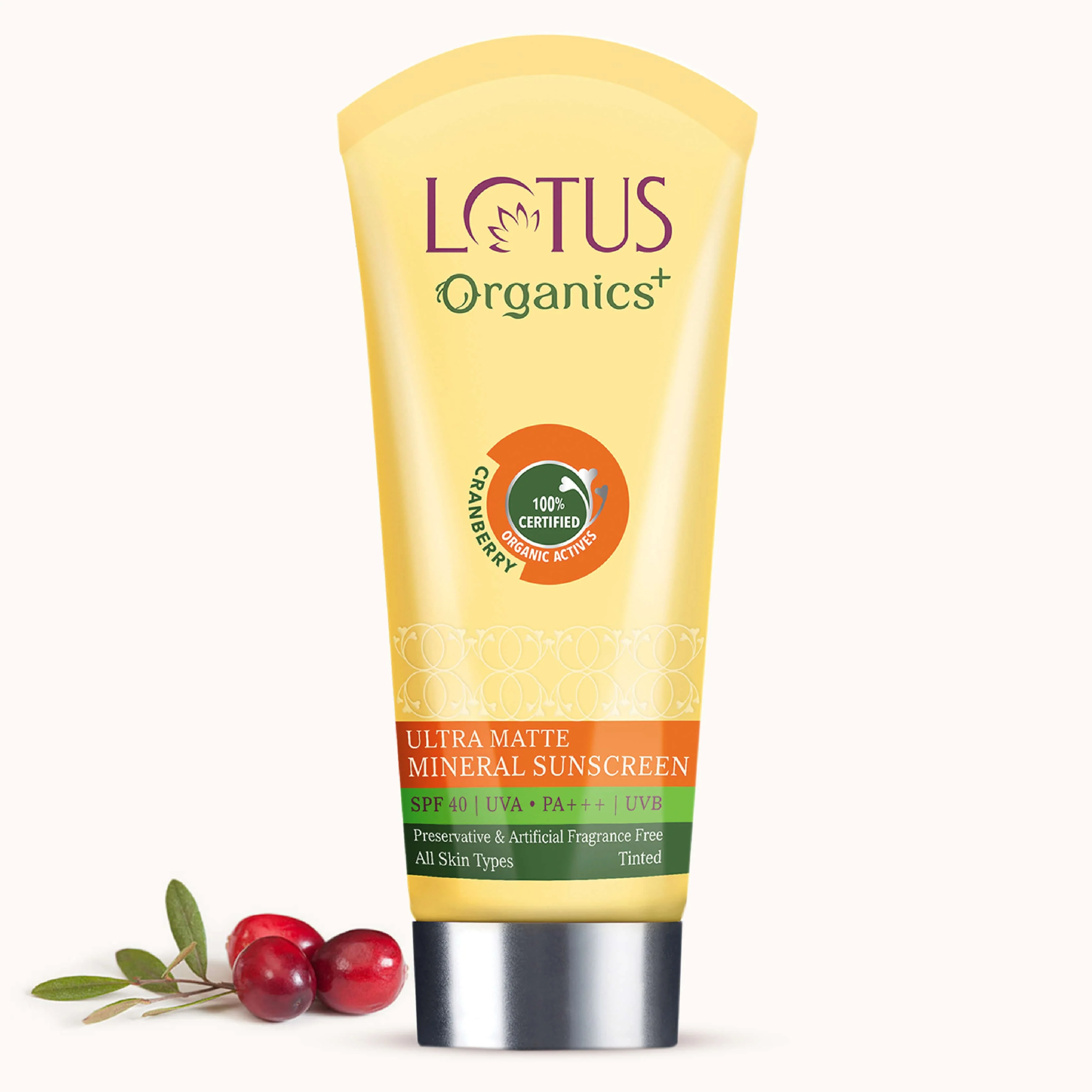 Lotus Organics+ Ultra Matte Mineral Sunscreen SPF 40 PA+++ ShopLotusOrganic