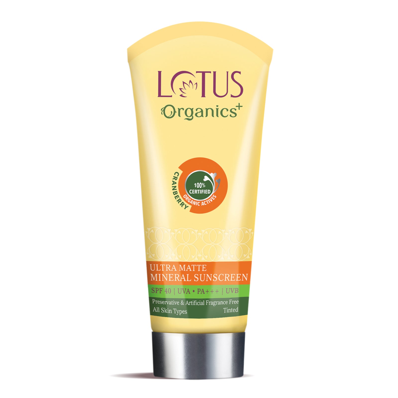 Organics+ Ultra Matte Mineral Sunscreen SPF 40 PA+++