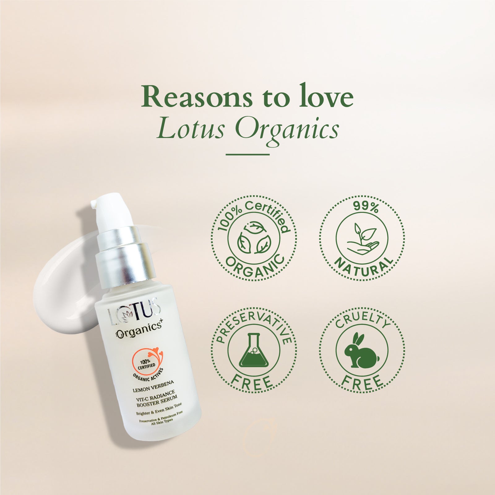 Organics+ Vitamin-C Radiance Booster Serum