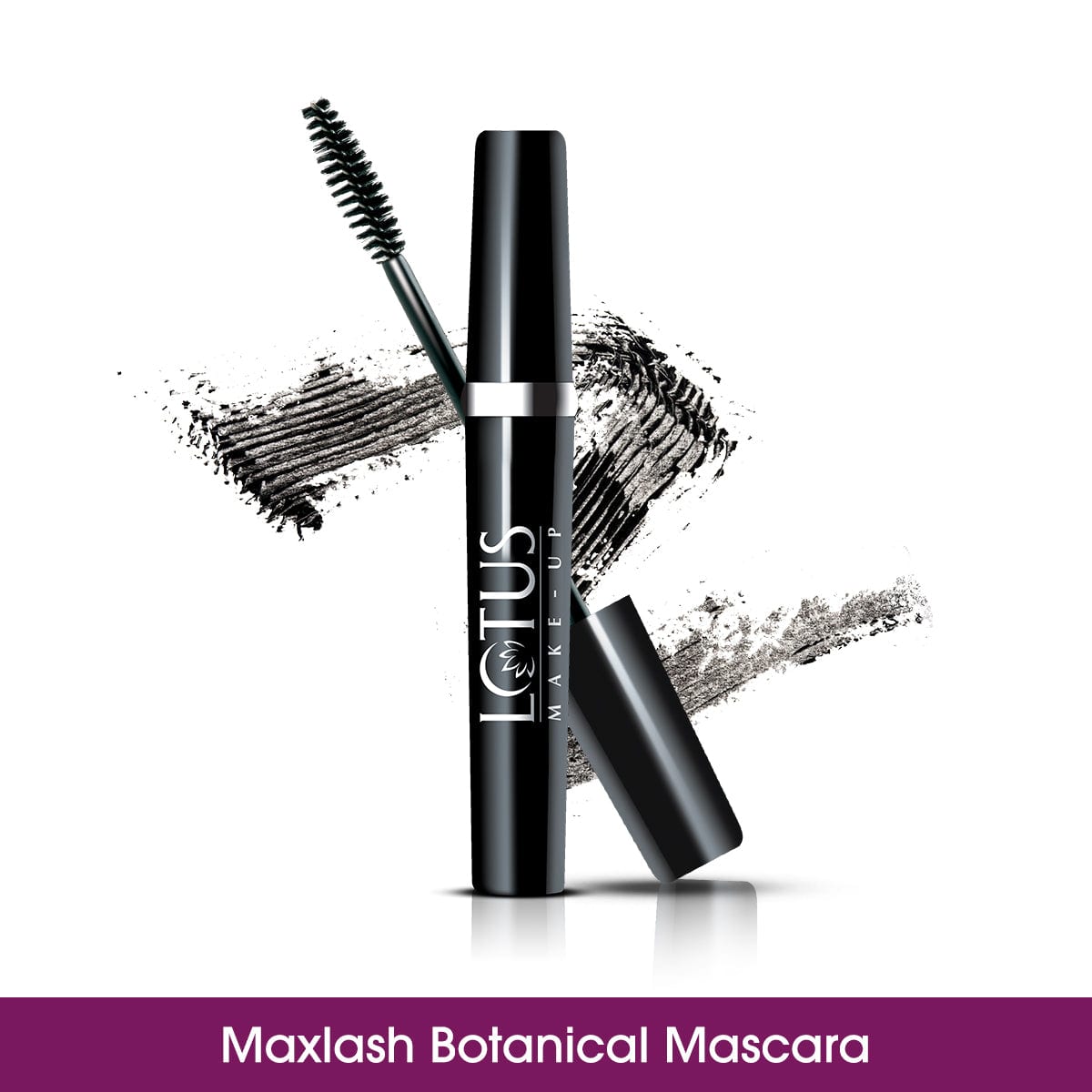 Clump Free Application - Maxlash Botanical Mascara - Black