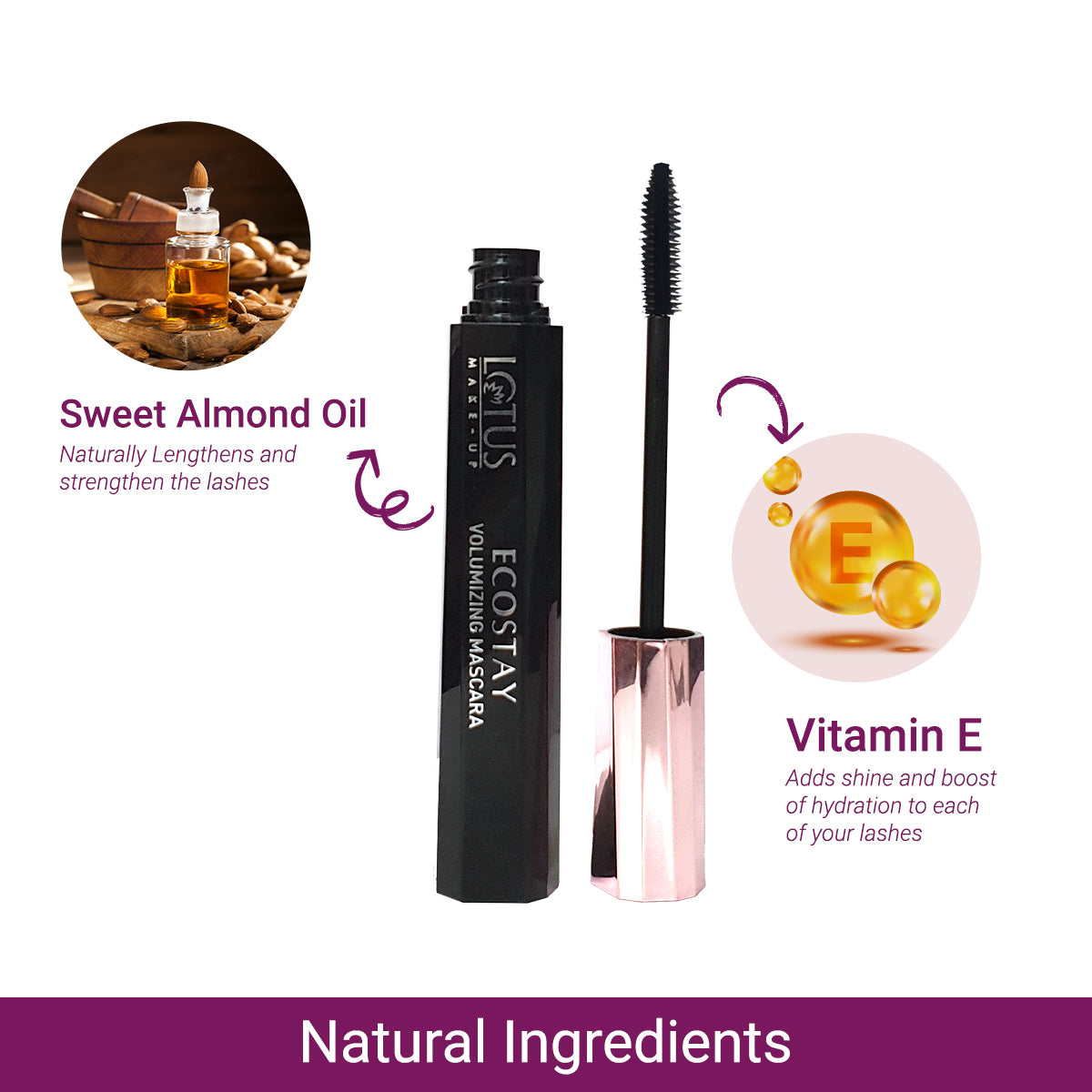 Natural Ingredients - Ecostay Mascara