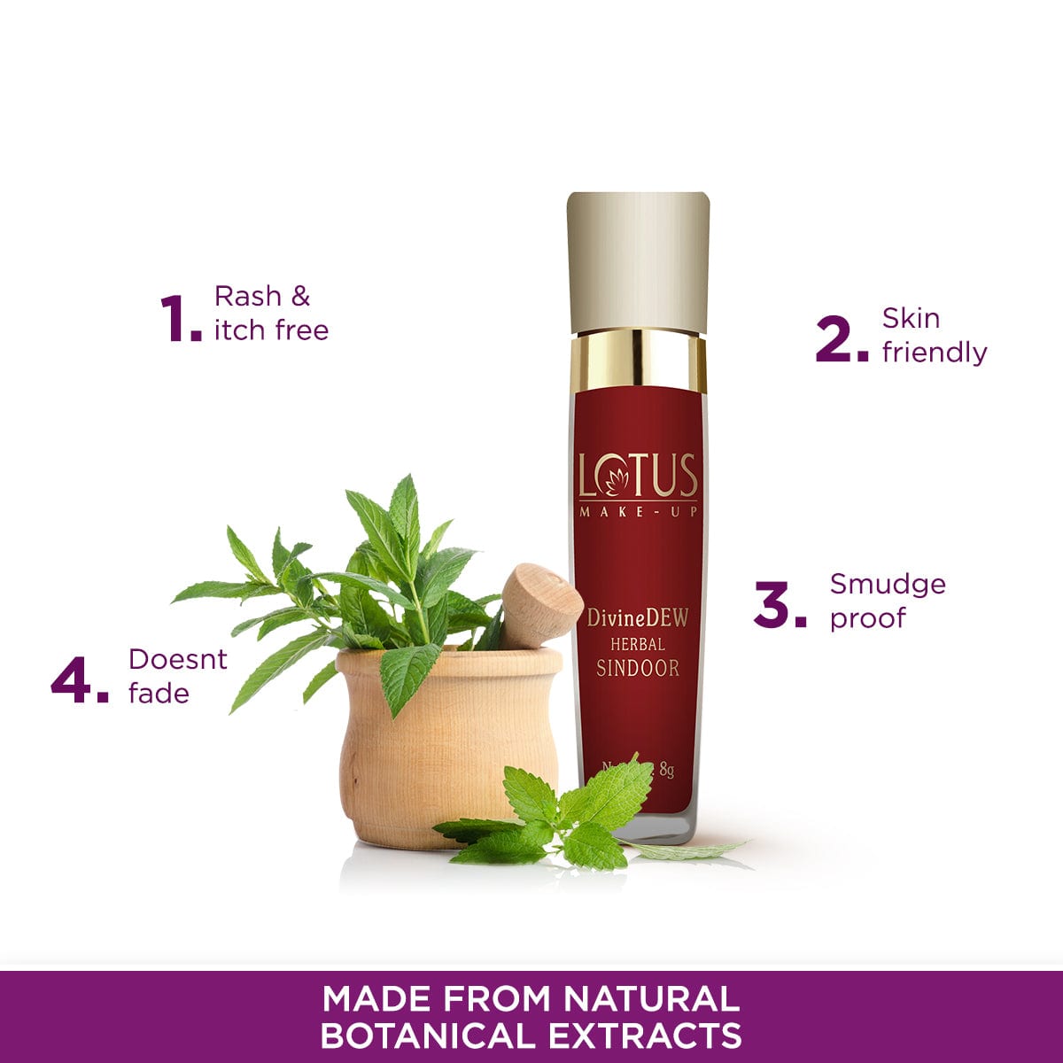 MakeUp Divine Dew Herbal Sindoor - Rosy Blush