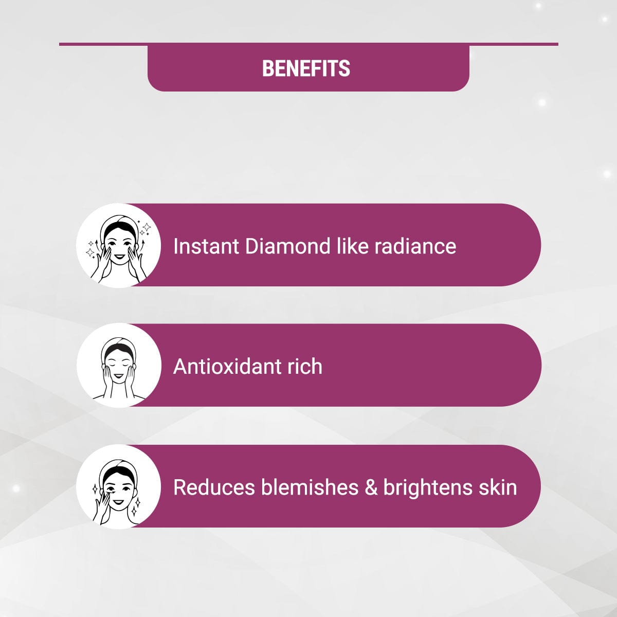 Radiant Diamond Cellular Radiance 4 In 1 Facial Kit