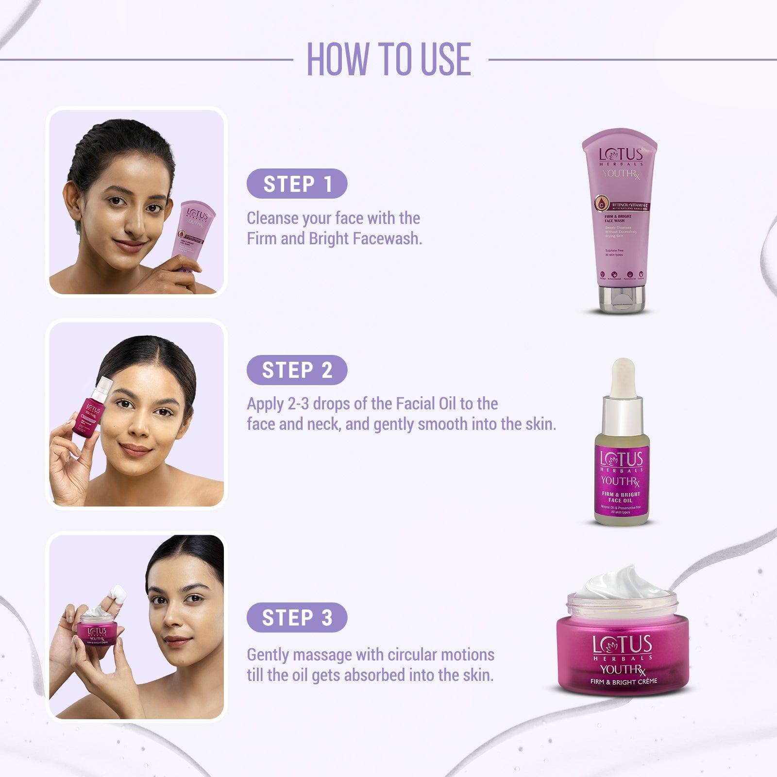 Youthrx firm & bright face oil