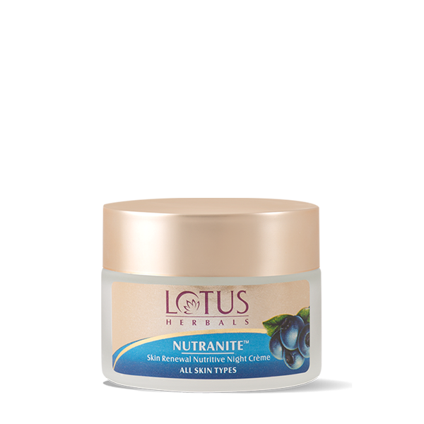 Natural Ingredients - Lotus Herbals NUTRANITE Skin Renewal Nutritive Night Cream