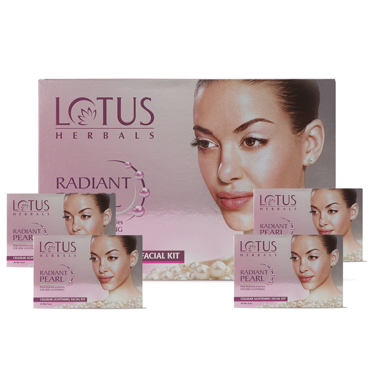 Radiant Pearl Cellular Lightening Salon Grade 4 Facial Kit