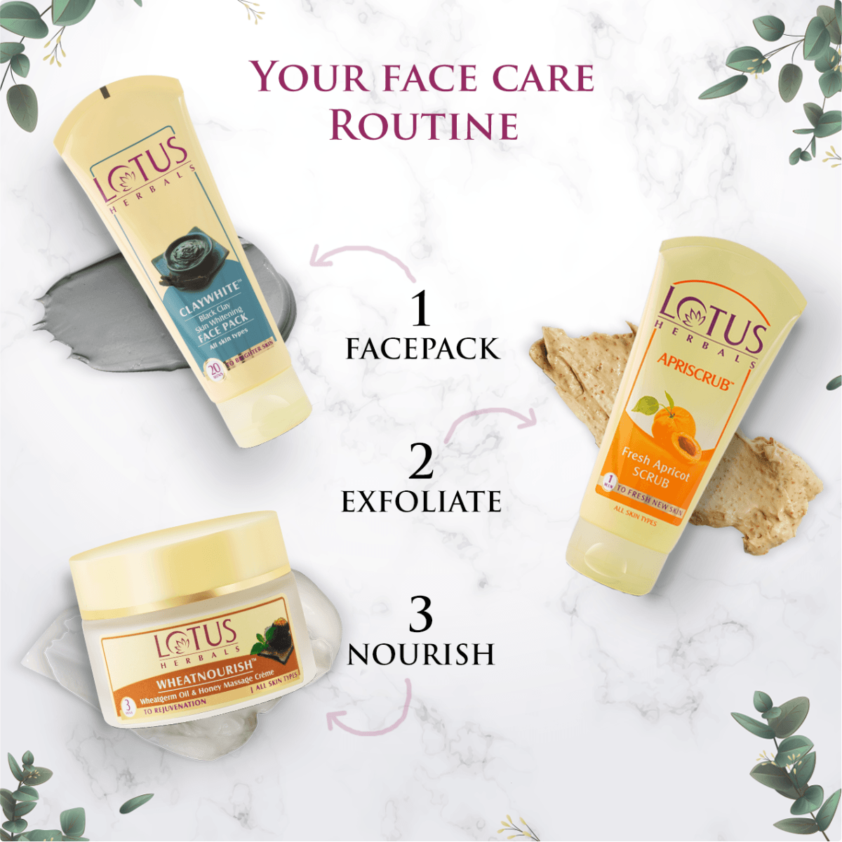 Lotus Herbals - CLAYWHITE Black Clay Skin Brightening Face Pack