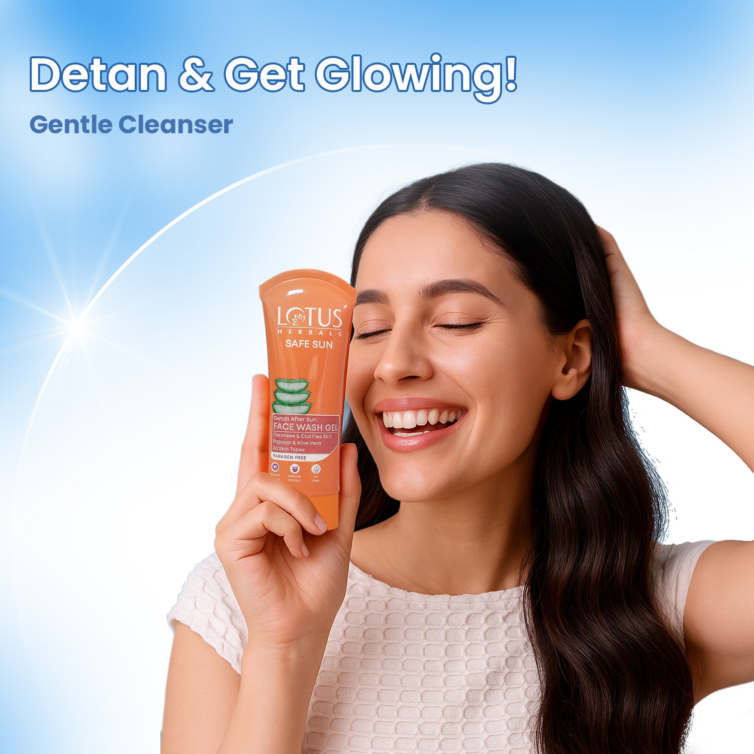 Safe Sun DeTAN Face Wash Gel
