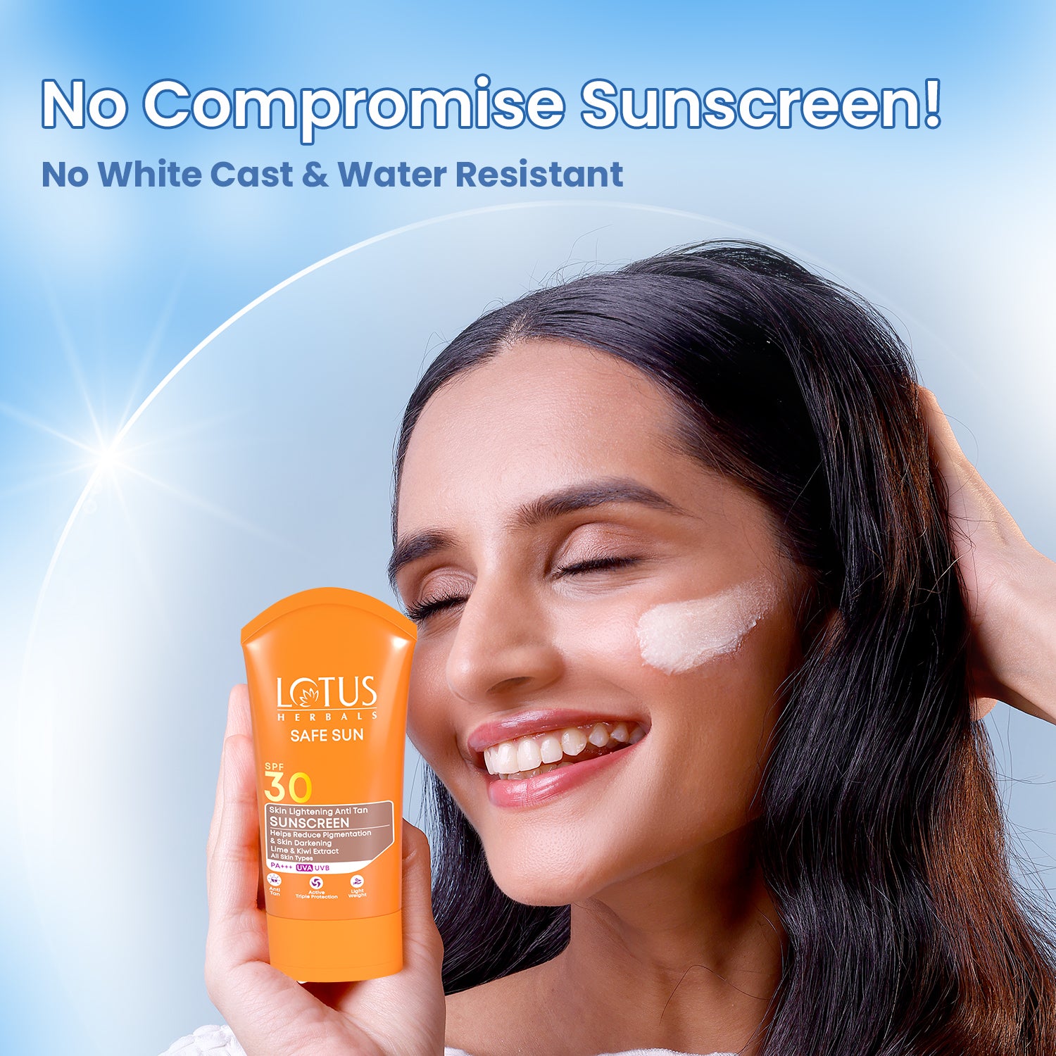 SAFE SUN Skin Lightening SUNSCREEN SPF-30 50g