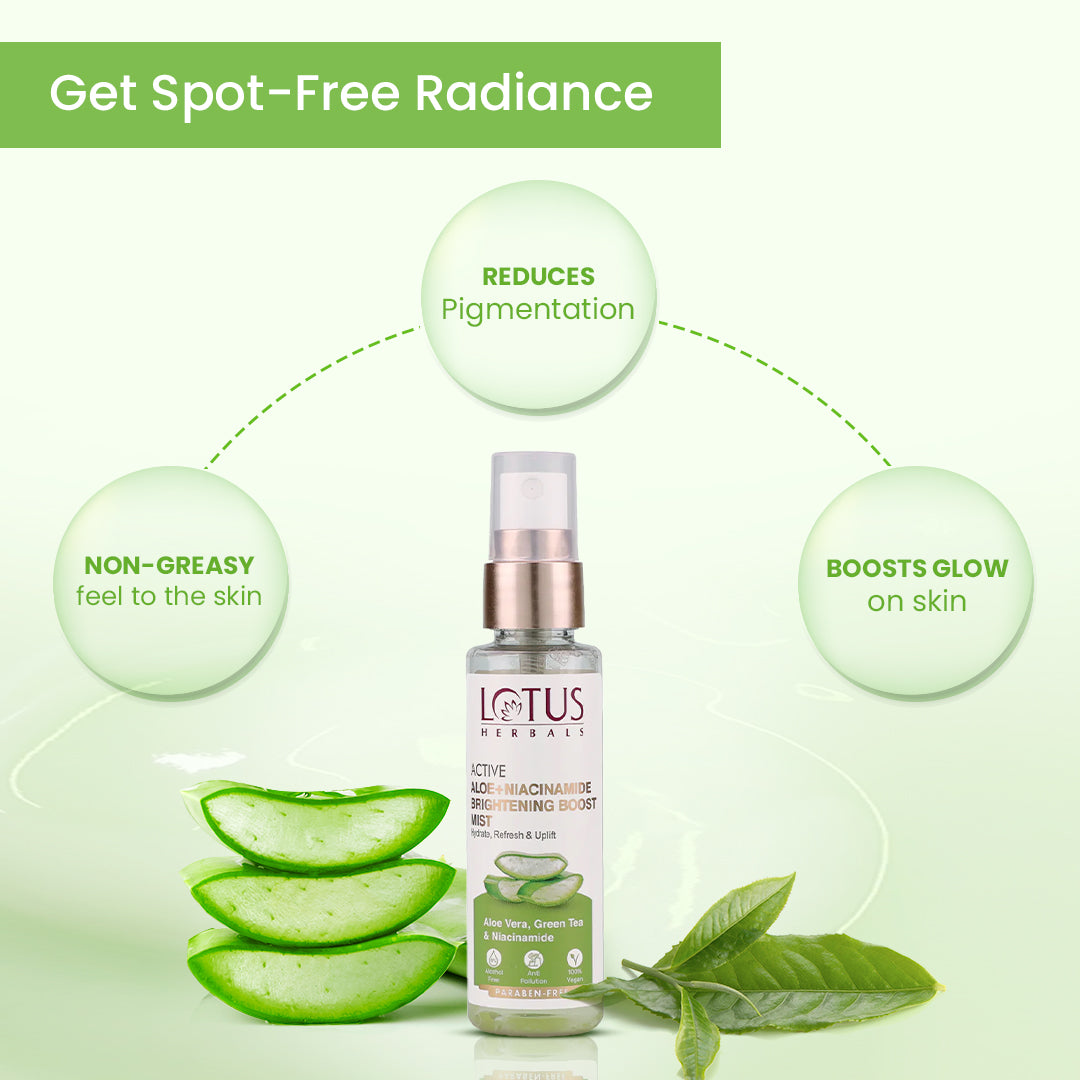 Active Aloe + Niacinamide Brightening Boost Mist