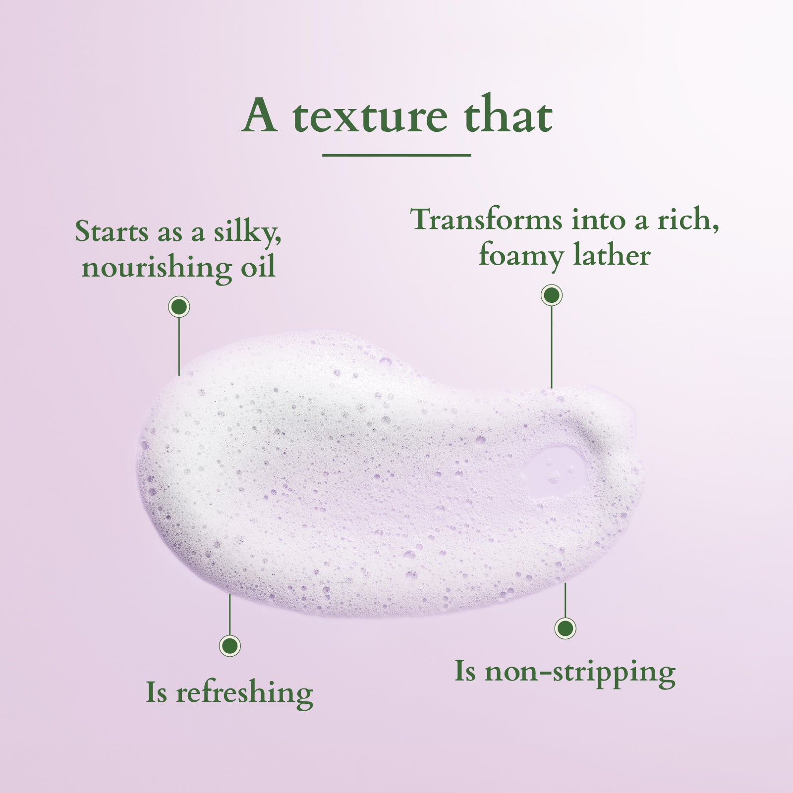 Bakuchiol Plant Retinol Oil to Foam Cleanser