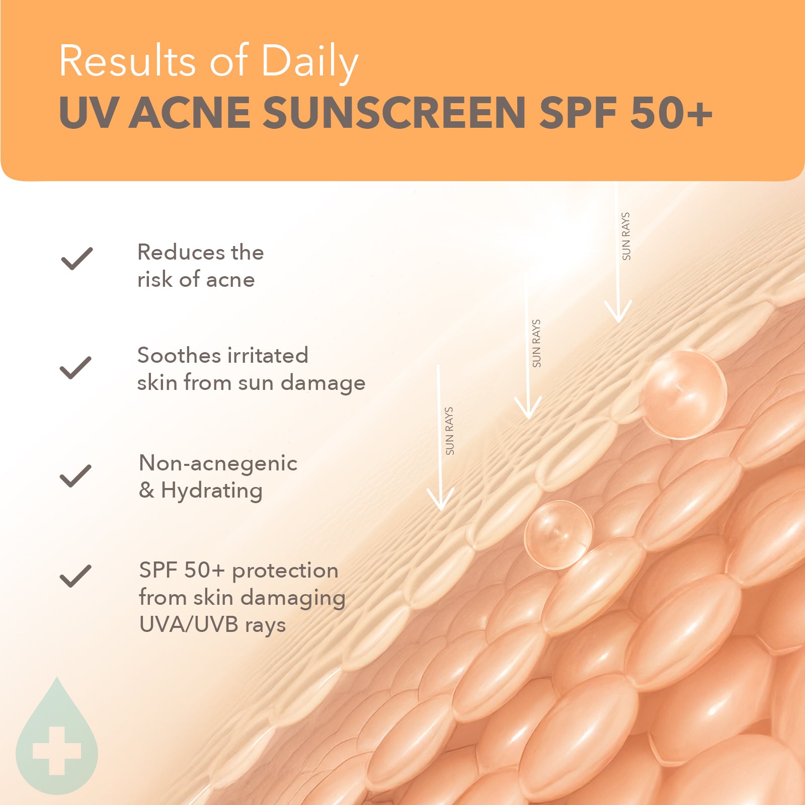 DermaBotanics Daily UV acne sunscreen SPF 50+ PA +++++