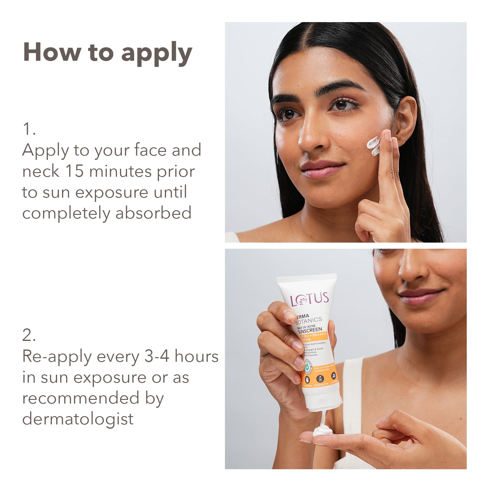 DermaBotanics Daily UV acne sunscreen SPF 50+ PA +++++