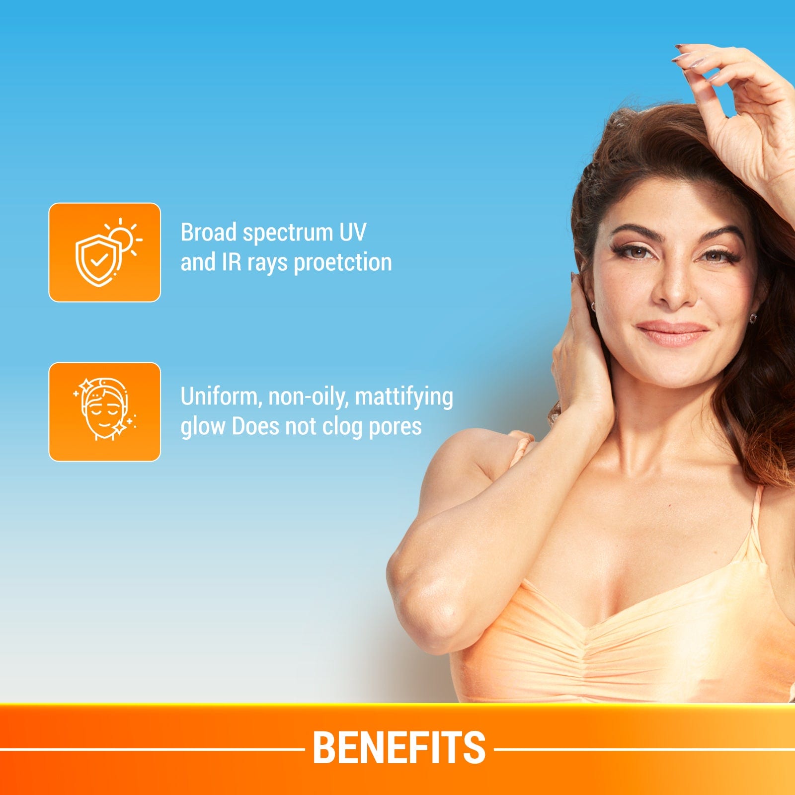 Safe Sun Dry-Touch Whitening Sunscreen SPF 40 PA+++ 50g