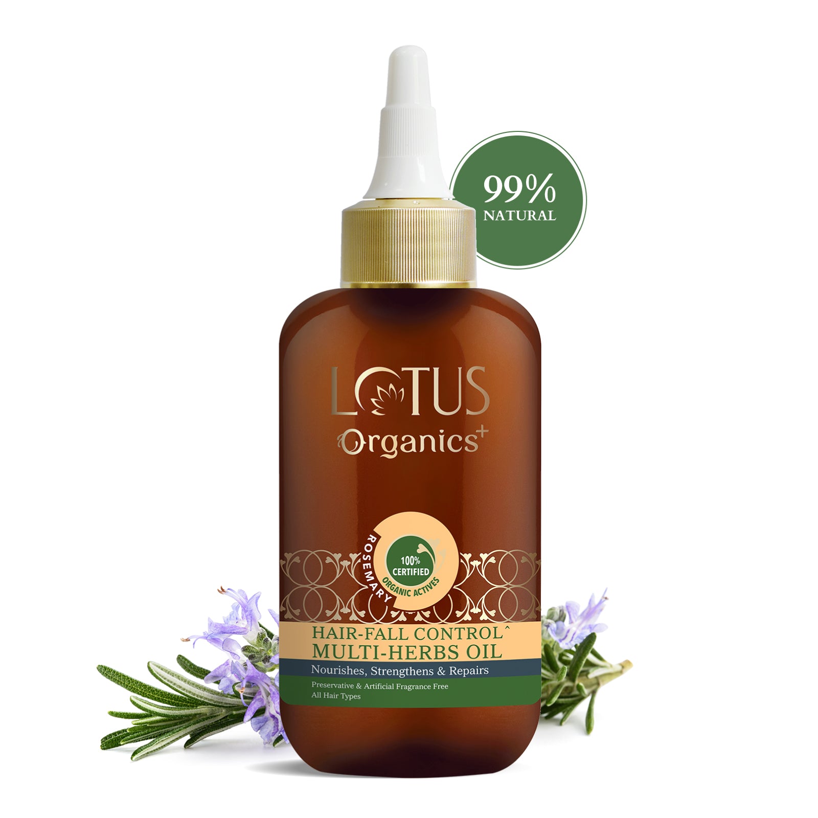 Organics+ Hair Fall Control Multi Herbs Oil