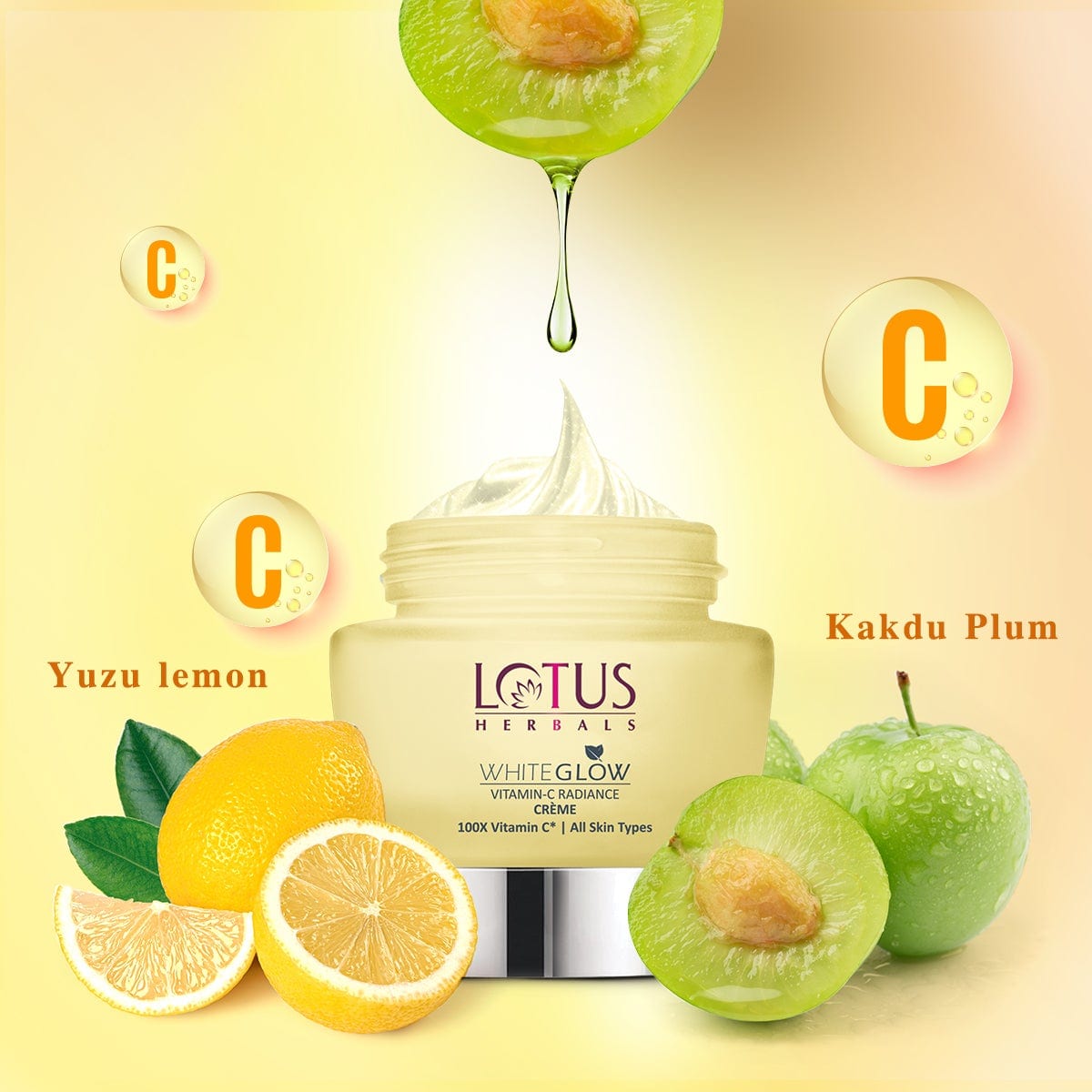 WhiteGlow Vitamin-C Gel Creme & Serum Combo