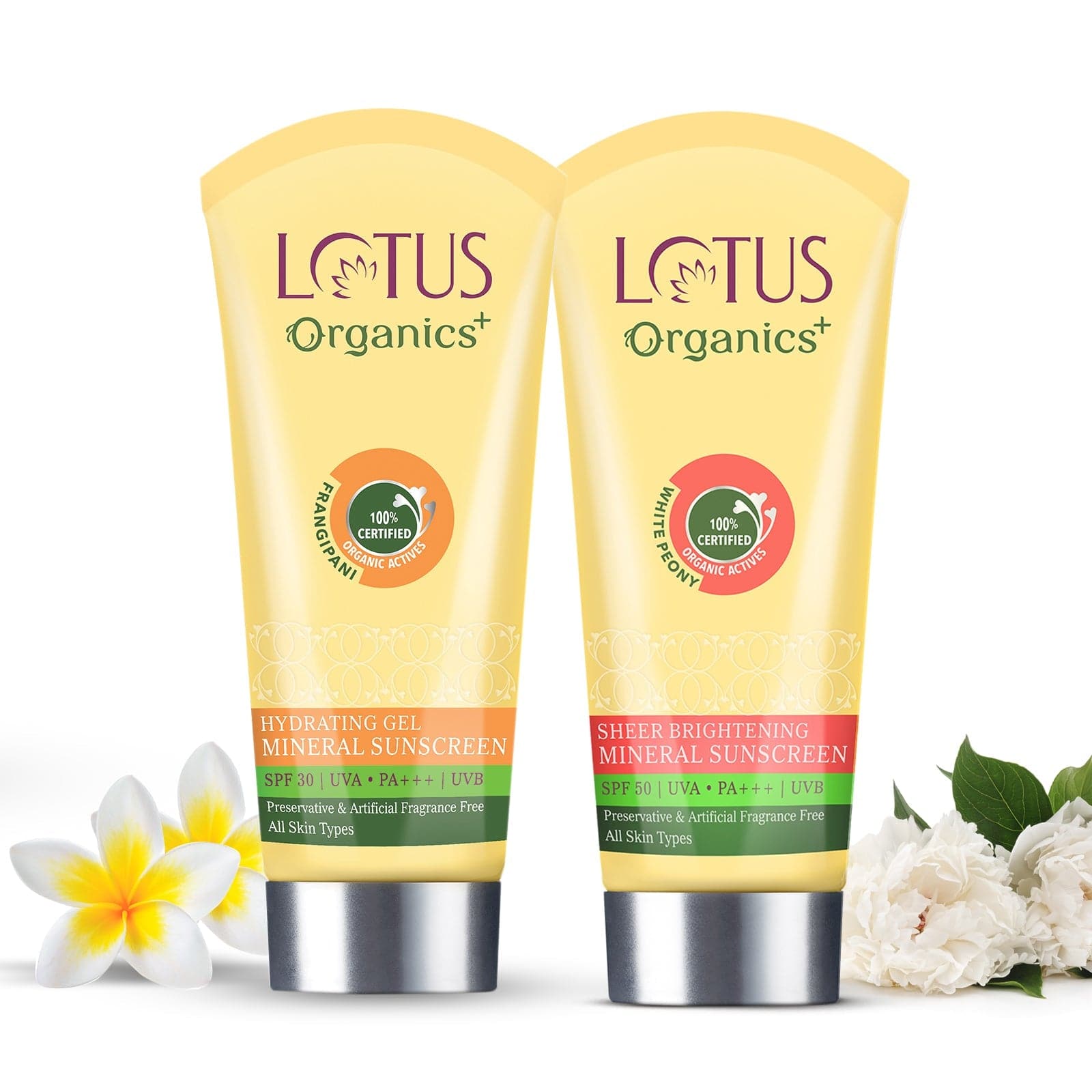 Lotus Organics+ Mineral Sunscreen: SPF 50 + SPF 30 - Lotus Organics