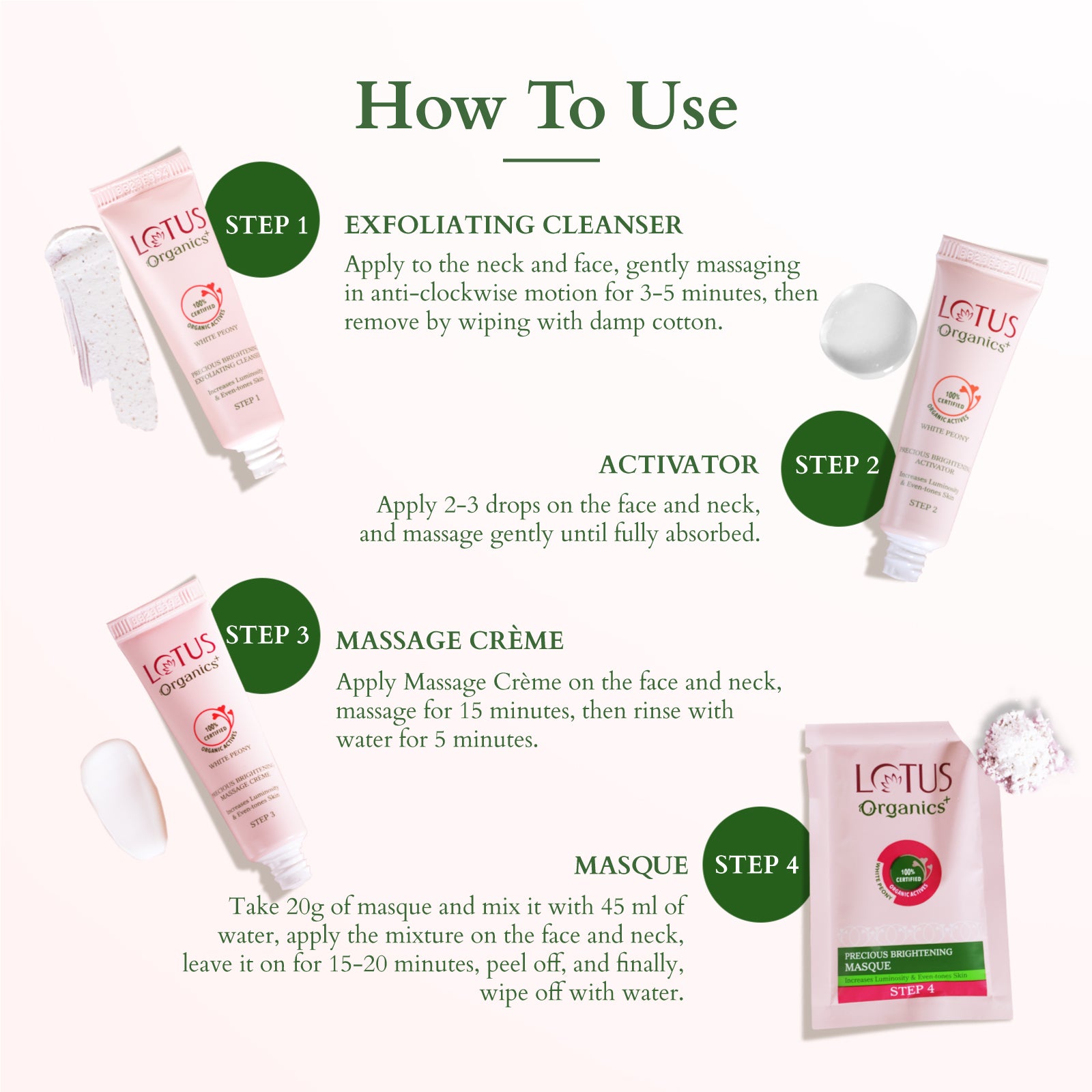 Precious Brightening Facial Kit