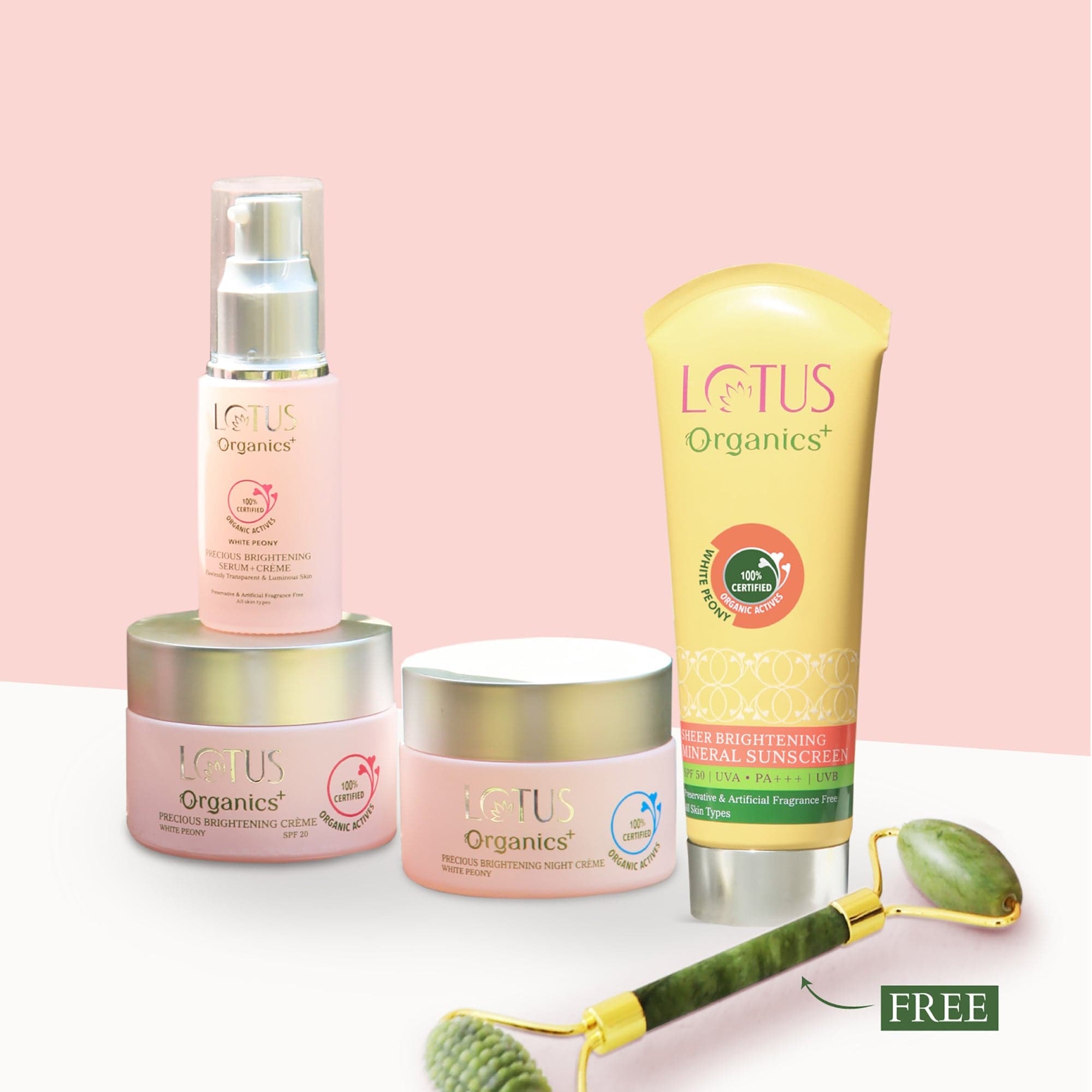 Precious Brightening & Protecting Beauty Set Lotus Organics