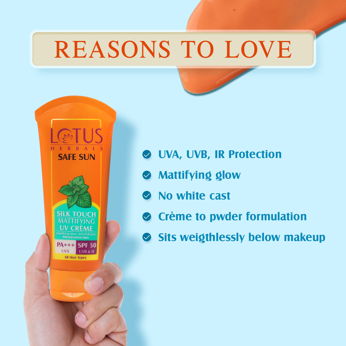 Safe Sun Silk Touch Mattifying UV Crème SPF 50