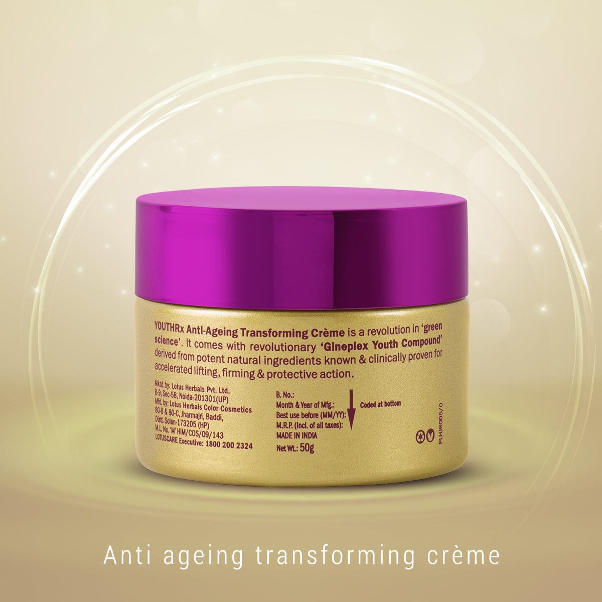 YouthRx Anti Ageing Transforming Cream SPF 25 | PA+++